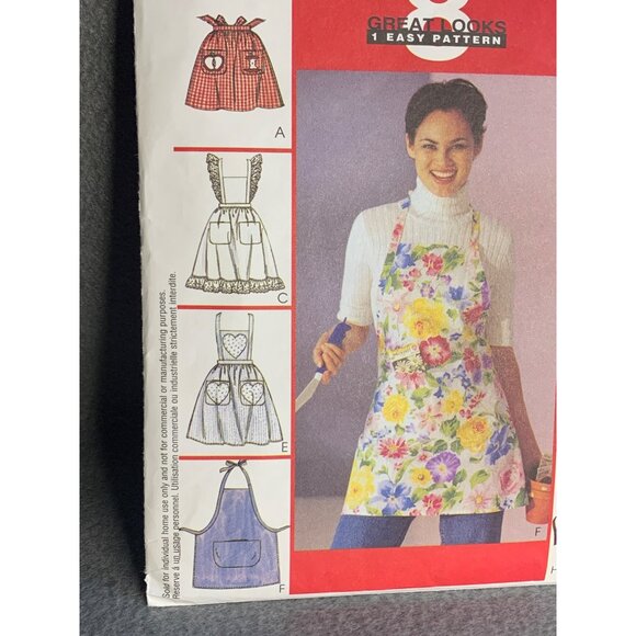 McCall's Misses Apron Sewing Pattern 2947 - uncut - Picture 4 of 9